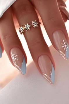 Snowflake Nail Design, Chic Nails