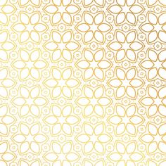 a white and gold background with an intricate design in the shape of circles on top of each other