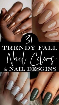 Neutral Fall Nails Almond, Fall Sns Nails 2023, Latte Nails, September Nails Art, Pumpkin Spice Nails, Popular Nail Colors, Powder Manicure, September Nails, Fall Manicure