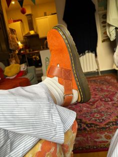 Jorge Mules Doc Marten, Orange Doc Martens Outfit, Doc Martin Clog Outfit, Dr Marten Carlson Clogs Outfit, Doc Martens Jorge Mule, Doc Clogs, Doc Marten Clogs Outfit, Devon Flower Dr Martens Outfit, Doc Martens Clogs Outfit