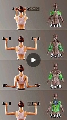 an image of a woman doing exercises with dumbbells