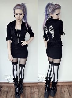 Pastel goth Nugoth Outfits, Style Doc Martens, Grunge Pastel, Snakebites, Rocker Girl, Tokyo Street Fashion