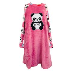 Women Fashion Soft Plush Sleepwear Pajama Nightgown Theme : Panda Color : Pink Material : 100% Polyester Machine Wash Super Soft Plush. Light Weighted Sweet, Beautiful Design Sleep Well With Comfortable Nightgown Great Gift For Yourself, Holidays, Friends. Brand New With Tag White Long Sleeve Nightgown For Pajama Party, Pink Winter Sleepwear, White Long Sleeve Nightgown For Lounging, Winter Loungewear Nightgown, Cute Long Sleeve Nightgown For Pajama Party, Pink Long Sleeve Dress For Pajama Party, Cute Pink Nightgown For Loungewear, Cute Nightgown For Bedtime, Cute Long Sleeve Nightgown For Loungewear