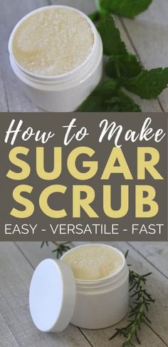 Homemade Exfoliating Scrub, Sugar Body Scrub Recipe, Sugar Body Scrub Diy, Fragrance Combinations, Coconut Oil Scrub