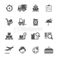 various types of transportation icons on a white background stock photo, images and clippings