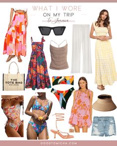 what i wore on my trip to florida in summer 2012, including dresses and bikinis