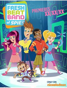 the cartoon poster for fresh beat band of spice