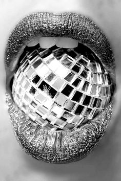 Disco Ball in Lips Print, Trendy Wall Art, Black and White, Mirrorball Poster, Girly Dorm Room Decor, Maximalist Wall Art, 70s Party Decor 70s Party Decor, Mirrorball Poster, Room Decor Maximalist, Girly Dorm Room, Girly Dorm, Maximalist Wall, 70s Party, Maximalist Wall Art, Wall Art Black And White