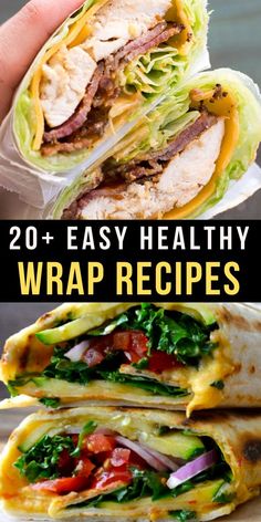 the wrap recipe is easy to make and delicious