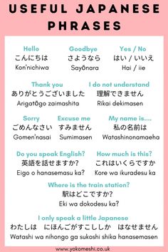 the japanese phrase for useful japanese phrases with english and chinese characters in different font styles