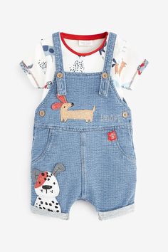 Baby Mode, Denim Dungaree, Baby Fits, Cotton Bodysuit, Baby Outfits, Fashion Kids, Childrens Fashion