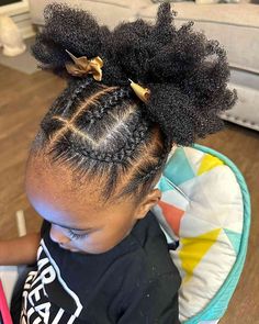 Ponytail Hairstyles For Black Kids, Easy Hairstyles For Kids, Kid Hairstyles, Kid Hair, Lil Girl Hairstyles, Toddler Hairstyles, Cute Simple Hairstyles, Toddler Hairstyles Girl, Natural Hairstyles For Kids