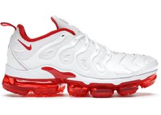 Acabo de empezar a seguir este producto en StockX: Nike Air VaporMax Plus White Red Nike Vapor Max, Tn Plus, Running Shoes Men, Men's Cologne, Air Vapormax Plus, Nike Air Vapormax Plus, Air Shoes, Nike Tn, Big Men Fashion