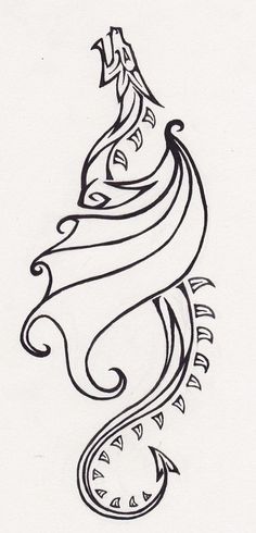 a black and white drawing of a woman's face with swirls on it