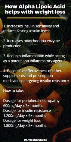 Alpha Lipoic Acid, Insulin Resistance, How To Take, Diet Plan, Smoothie, Blogging