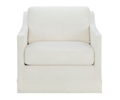 a white chair on a white background