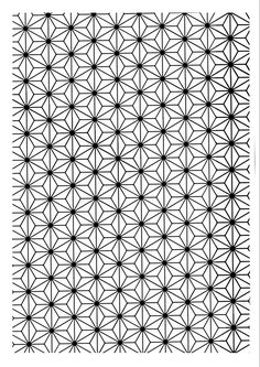 a black and white geometric pattern