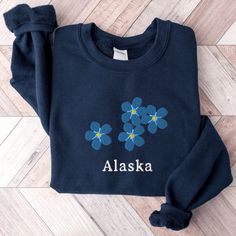 Alaska State Flower, Forget Me Not Flower, Forget Me Not, Cute Shirts, Girls Tshirts