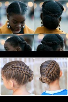 Protective hairstyles time of year. 4C hair is the coiliest on the hair typing chart and many black women prefer protective hairstyles #howtobraidhair 4c Hair, 4c Hairstyles, Protective Hairstyles, Natural Hair Styles, Black Women