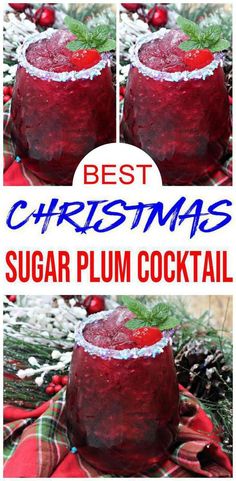 the best christmas sugar plum cocktail recipe