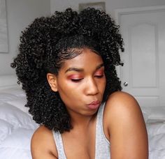 Hairstyles For Everyday, Easy Short Hairstyles, Grunge Pastel, Curly Fro, Natural Afro, Healthy Natural Hair