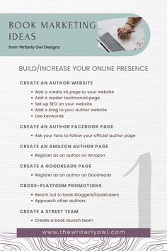 the ultimate guide to book marketing for authors and bloggers info sheet with text overlay