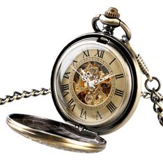 ❗ Steampunk Styler Exclusivity❗ Be more elegant & better respected ✨ Wear a unique designed pocket watch 💎 Inner face includes golden accents and numbering Perfect gift to offer to your loved one 🎁 Free Shipping & 100% Money-Back Guarantee Limited quantity, first come, first served ⏳ Find the sublime Bronze Steampunk Skeleton Pocket Watch. A pocket watch for true steampunk fans, with its engraved design and exposed mechanism. Product Features 📝 Material: stainless steel, more than 10.5% chrom Steampunk Style Metal Dial Pocket Watch For Gift, Steampunk Style Pocket Watch With Metal Dial As Gift, Steampunk Pocket Watch With Metal Dial, Steampunk Pocket Watch With Metal Dial As Gift, Steampunk Pocket Watch With Compass Design, Steampunk Gold Watch As Gift, Gold Steampunk Style Watch As Gift, Gold Steampunk Watch For Gift, Gold Steampunk Watch As Gift