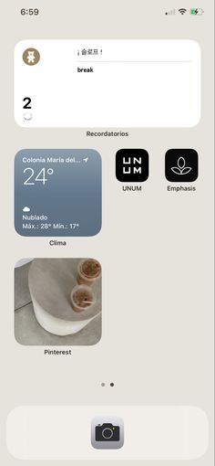 an iphone screen showing the settings for different things to see on it, including buttons and icons