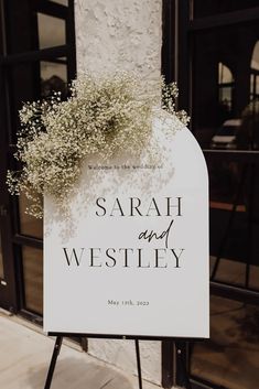 Black and White at Howe Farms, wedding welcome sign, baby;s breath, minimal and modern wedding Howe Farms, Black And White Wedding Theme, Dream Wedding Decorations, White Wedding Theme, Wedding Entrance, Welcome Signs, Black White Wedding, Future Wedding Plans, Classy Wedding