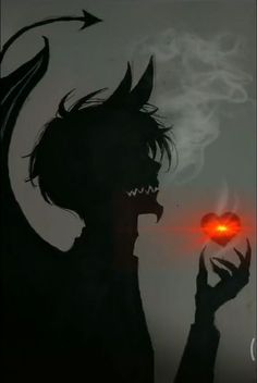 Scary Wallpaper, Art Dark, Anime Shadow, Anime Art, Red, Art