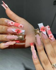 Hard Nail Designs, French Duck Nails, Xl Long Acrylic Nails, Weak Nails, Drip Nails