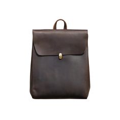 Handmade Worn Look Genuine Leather Slim Backpack - Worn Brown Slim Backpack, Utility Design, Saddle Leather, Leather Care, Open Top, Women Accessories Bags, Black Backpack, Wearing Black, Luggage Bags