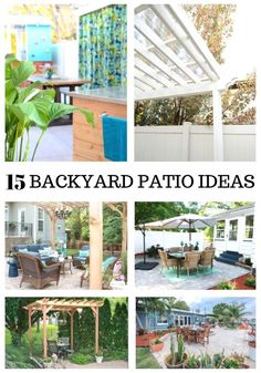 the back yard patio ideas are great for entertaining