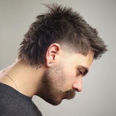 Mullet Cut, Mens Mullet, Modern Mullet Haircut, Mohawk Hairstyles Men, Tan Skin Blonde Hair