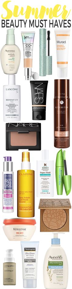 Summer Beauty Must Haves: Stock your makeup bag and beauty cabinet with these must-haves and be ready to take on summer at a moments notice! Makeup Vanity Corner, Vanity Corner, Summer Beauty Tips, Summer Products, Fixing Spray, Winter Makeup, Trendy Makeup, Beauty Must Haves, Makeup Forever