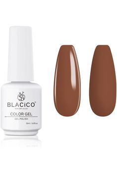 Blacico Gel Nail Polish, 1 Pcs 15ml Caramel Brown Color Gel Polish Professional UV LED Soak Off Gel Nail Polish Manicure Salon DIY at Home Polish Manicure, Ad Home, Caramel Brown, Uv Led, Gel Nail, Gel Polish, Brown Color, Caramel