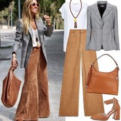 Boho Work Outfit, Boohoo Chic, Colorfull Style, Casual Office Outfits, Outfit Pantalon, Trip Style, Dressing Tips, Stile Casual Chic