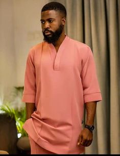 V Neck Senator Styles For Men, Mens Native Clothing Styles, Peach Senator Styles For Men, Trending Senator Styles For Men, Strip Senator Styles For Men, Latest Senator Styles For Men 2020, V Neck Senator For Men, Mens Kaftan Styles, Simple Senator Styles For Men