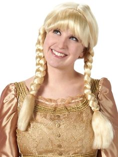 Inga from Sweden Wig (Blonde) - costumesupercenter.com Hot Chocolate Costume, Chocolate Costume, Swiss Miss Hot Chocolate, Bavarian Costume, Swiss Miss, Oktoberfest Party, Wig Blonde, Charlie And The Chocolate Factory, German Style