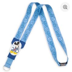 a lanyard strap with mickey mouse on it