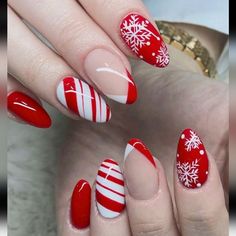 Brand New Christmas Press On Nails 24 Pcs Pet Free, Smoke Free Home Ballet Nails, Xmas Nails, Stick On Nails, Christmas Nail Designs, Christmas Nail, Christmas Nail Art, Artificial Nails, Nail Accessories, Nail Decorations