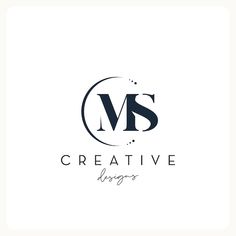 the logo for creative logos, which is designed in black and white with an oval shape