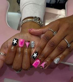 6th Grade Nails, Grade Nails, 23 Nails, V Day Nails, Bts Nails, Fly Nails