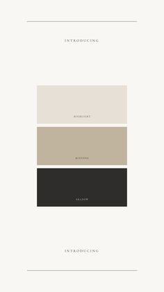 the color scheme for an interior design project, with neutrals and browns in it