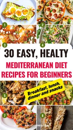 30 easy, healthy mediterranean diet recipes for beginners