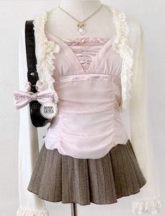 Himekaji Outfits, The Cardigans, Pink Chocolate, Gyaru Fashion, Kawaii Fashion Outfits, Really Cute Outfits, Kawaii Clothes, Girly Outfits, Kawaii Fashion