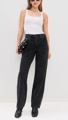 Find LEVI'S Baggy Dad Jeans on Editorialist. Fabric: Mid-weight, non-stretch denim. Button closure and zip fly. 5-pocket styling. Shell: 100% cotton. Wash cold. Imported, Pakistan. Measurements: Measurements from size 25 Rise: 9.75in / 25cm Inseam: 29.5in / 75cm Leg opening: 15.75in / 40cm Levis Dad Jeans, Levis Outfit, American Workwear, Boot Barn, Stone Barns, Dad Jeans, Levis Jeans, American Style, Jeans And Boots