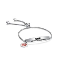 PRICES MAY VARY. D.N.R. Do Not Resuscitate Medical Alert Sport Bracelet for Men Women Material: 316L stainless steel metal plate You can adjust it into different size for men women High quality silicone bracelet, classic and durable.It can be an great gift to express your love for dad,husband,son,boyfriend, suitable for any occasion, especially on Christmas,Baptism,Father’s Day,Mother's Day,Valentine's day,Birthday,Anniversary,Thanksgiving Day,Halloween Day Please feel free to contact us if you have any concern about this item Do not wear jewelry during exercise, bathing and swimming.The jewelry must be stored in a clean and dry place, such as the original box, soft cloth bag or cloth jewelry box.Find a special gift for a loved one or a beautiful piece that complements your personal style Do Not Resuscitate, Medical Alert Bracelet, Cloth Jewelry, Medic Alert Bracelets, Sports Bracelet, Medical Alert, Silicone Bracelets, Chain Bracelets, Valentines Day Birthday