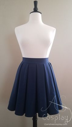 "Box Pleat Skirt - Above the Knee to Knee Length For a mini skirt version of this skirt(12 inches to 16 inches length), please visit this listing: https://www.etsy.com/listing/512298787/box-pleat-mini-skirt-any-color-or-size This custom made box pleat skirt is great for cosplay or everyday wear. It is made from machine washable 100% cotton fabric and features large, full puffy pleats. It is available in any color and is custom made to fit you. It is available in any size from small to plus size. Box Pleat Skirt, Pleat Skirt, Diy Sewing Clothes, Box Pleats, Cotton Skirt, Pleated Mini Skirt, Skirt Design, Sewing Clothes, Above The Knee