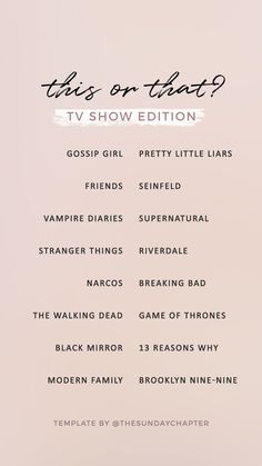 the tv show list for this or that?, with text overlaying it